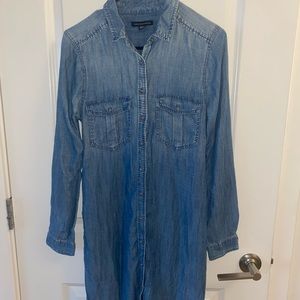 American Eagle Outfitters Jean Button Up Dress